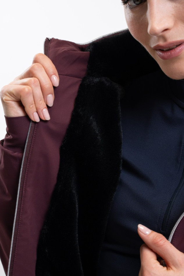 Simhat Women's Rider Jacket - Eggplant Simhat Women's Rider Jacket - Eggplant