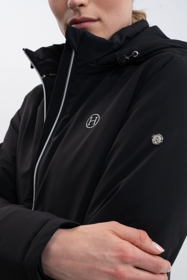 Robertah Parka longue Femme Rider - Noir (Black)