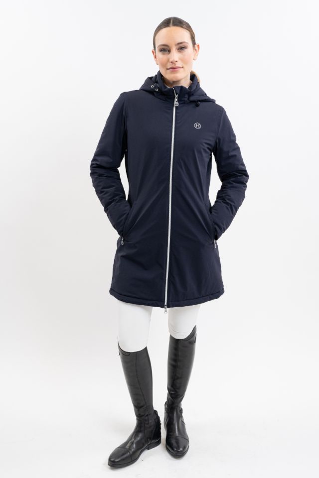 Robertah Women's long parka Rider - Navy Robertah Women's long parka Rider - Navy