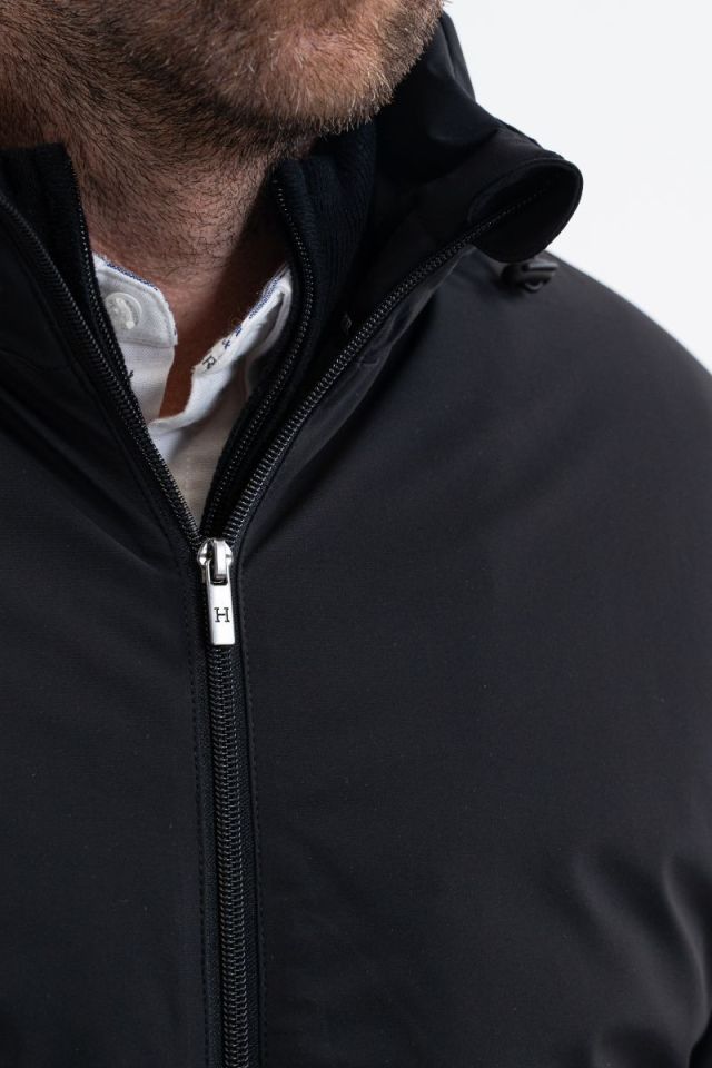 Robertol Men's Long Parka - Black (Black)