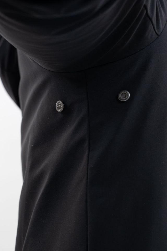 Robertol Men's Long Parka - Black (Black)