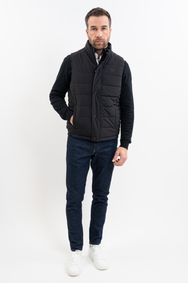 Boston M&auml;nnliche &auml;rmellose Jacke - Schwarz (Black)