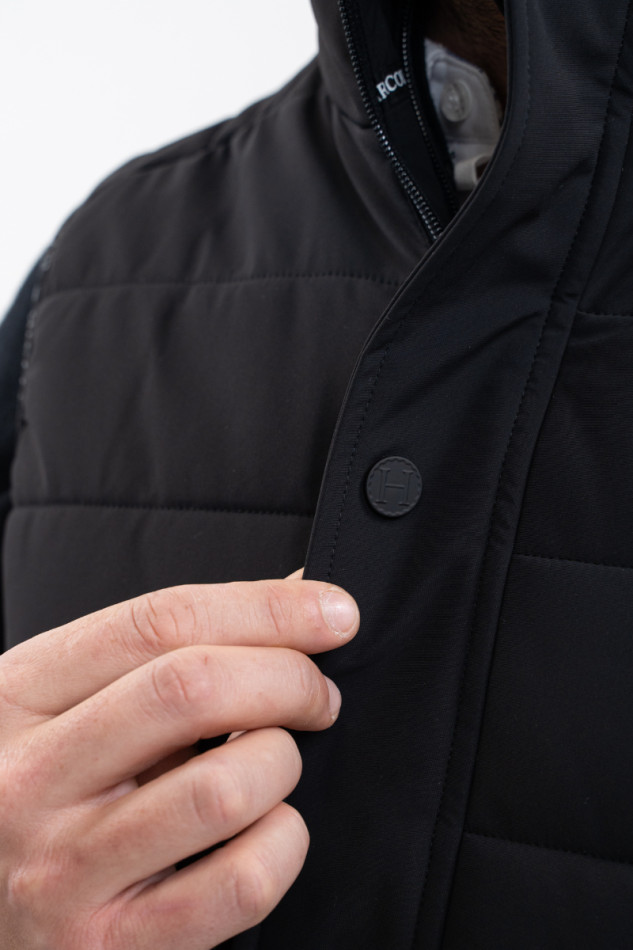 Boston M&auml;nnliche &auml;rmellose Jacke - Schwarz (Black)