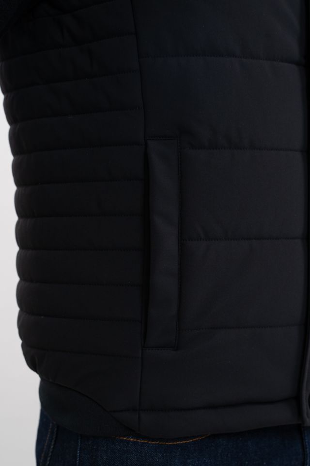 Boston Men's Sleeveless Jacket - Black (Black) Boston Men's Sleeveless Jacket - Black (Black)