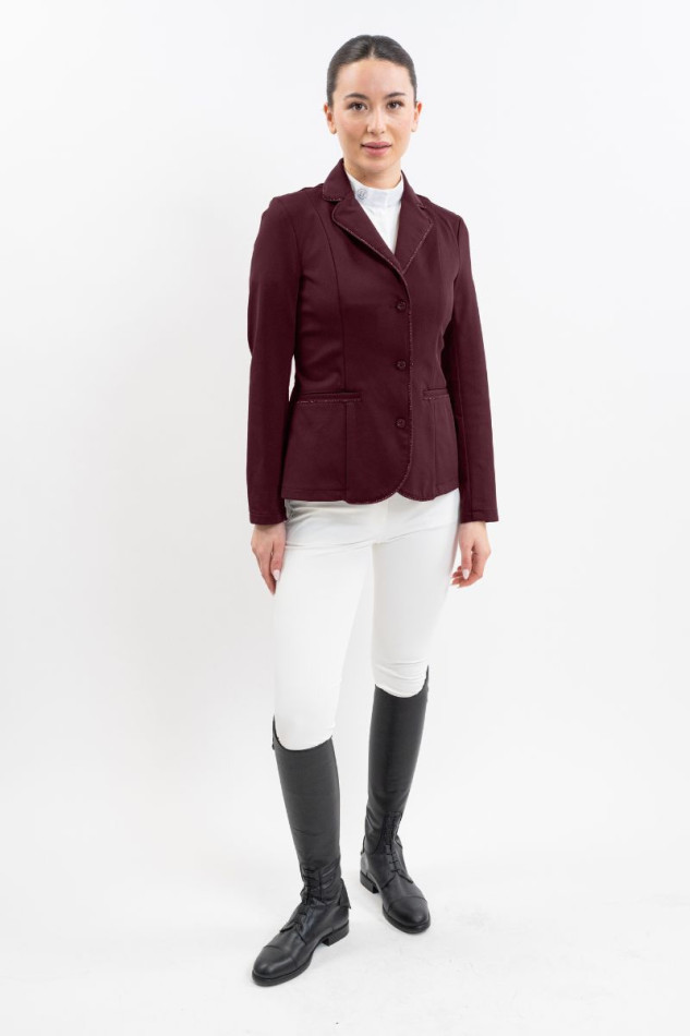 Oria Women's Competition Jacket - Aubergine (Eggplant)