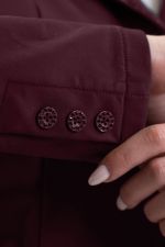 Oria Casaco de Concurso Feminino - Aubergine (Eggplant) Oria Casaco de Concurso Feminino - Aubergine (Eggplant)