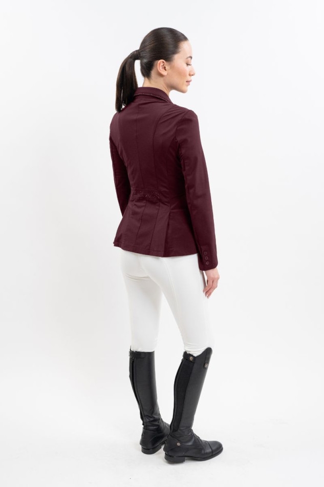 Oria Women's Competition Jacket - Aubergine (Eggplant)