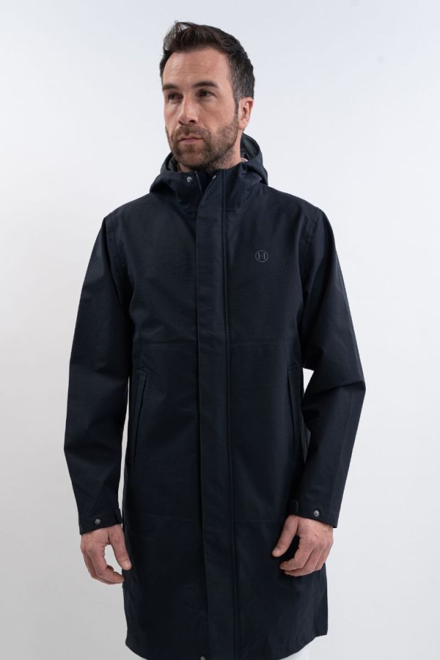 Prisko Chaqueta impermeable para hombre - Azul marino
