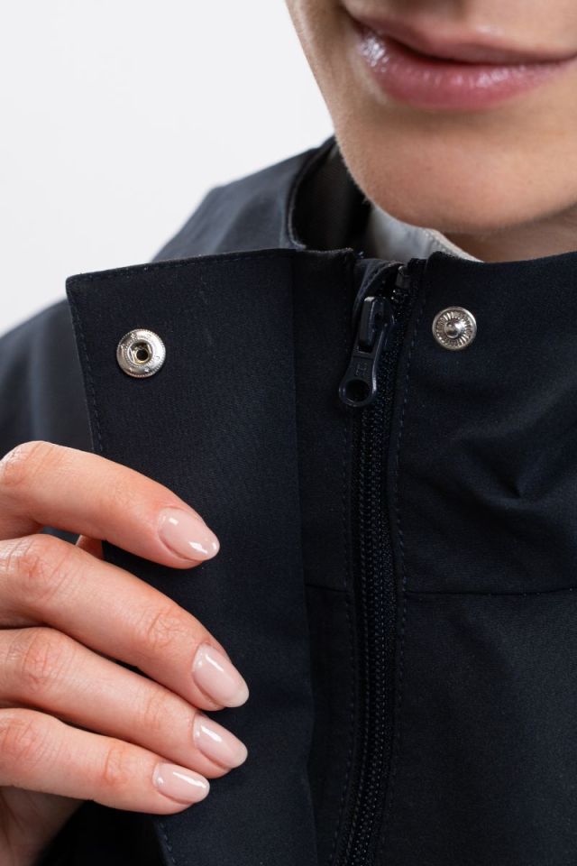 Priska Women's Waterproof Jacket - Navy Priska Women's Waterproof Jacket - Navy