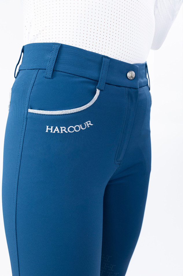 Jaltika Equestrian Breeches Fix System Grip - BleuLagon (Sailor)