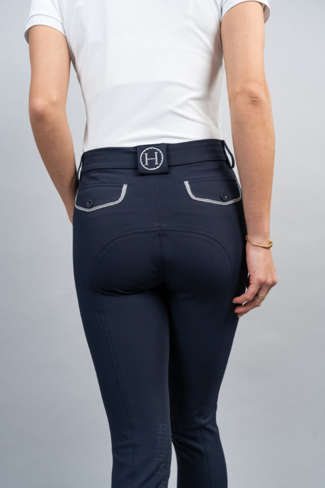 Jaltika Reithose fix system grip - Dunkelgrau (DarkGrey)