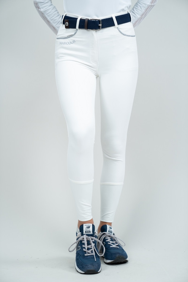 Jaltika Fix System Grip Riding Pants - White (White)