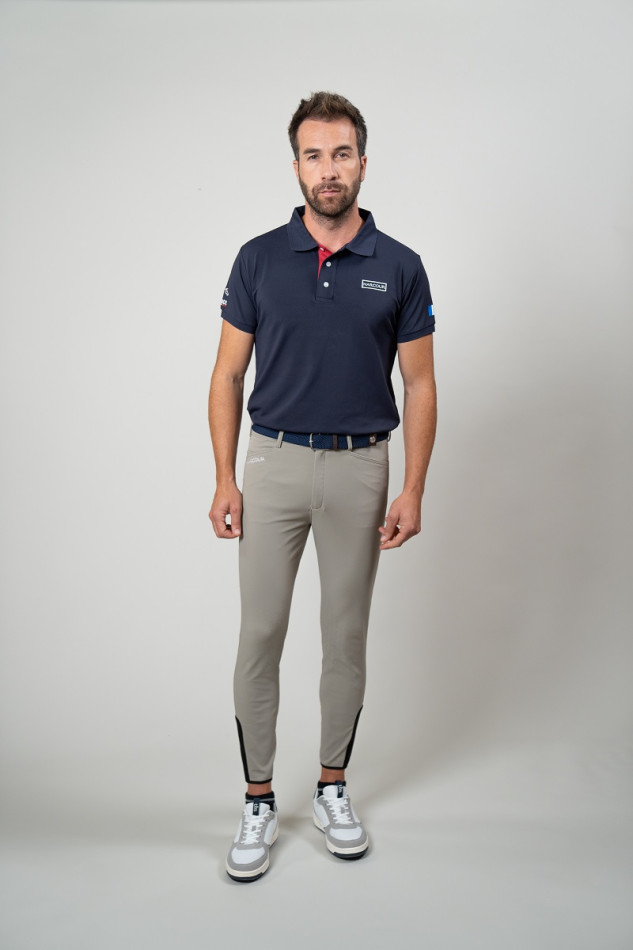 Costaso Pantalon &eacute;quitation fix system grip Homme Rider - Beige (Beige)