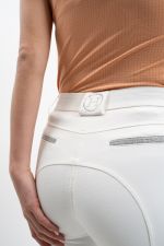 Boogie Women's Full Seat Riding Pants Rider - White (White) Boogie Women's Full Seat Riding Pants Rider - White (White)