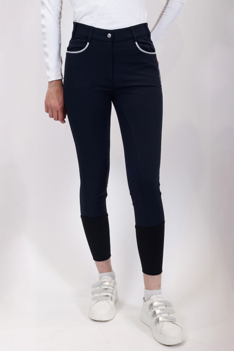 Boogie Reithose Full Seat Damen Rider - Marine (Navy)