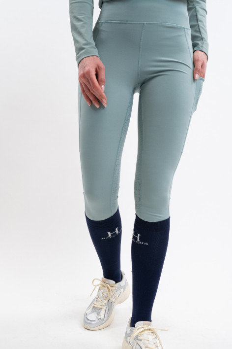 Louna Legging Full Seat Damen - Grey Green