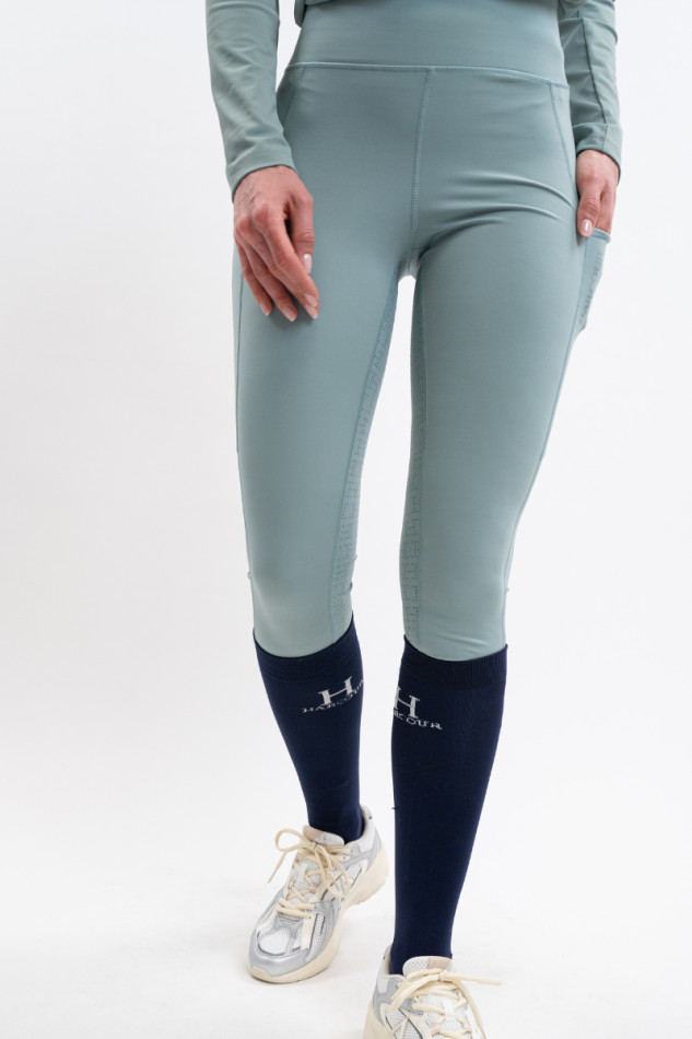 Louna Legging Full Seat Women- Grey Green