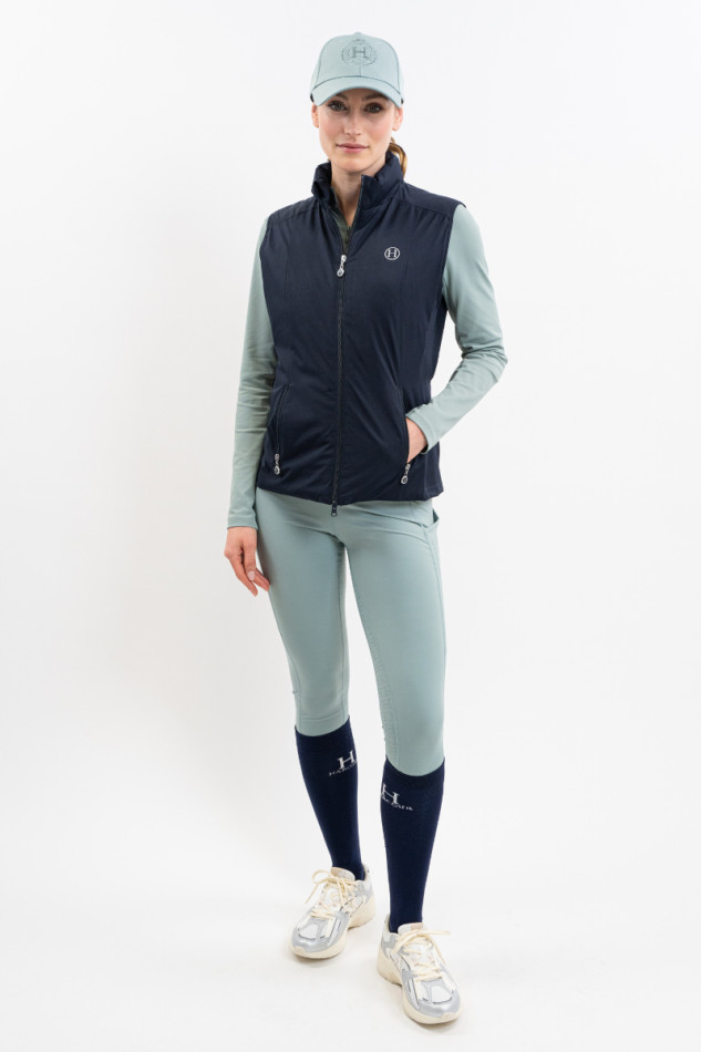 Louna Legging Full Seat Damen - Grey Green
