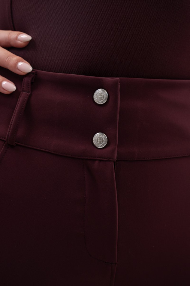 Luce Women's Riding Breeches - Aubergine (Eggplant)