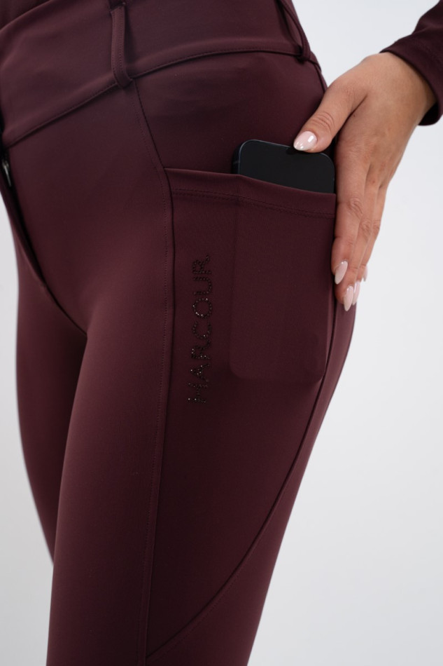 Luce Women's Riding Breeches - Aubergine (Eggplant)