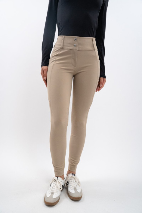 Luce Women's Riding Breeches - Beige (Beige)