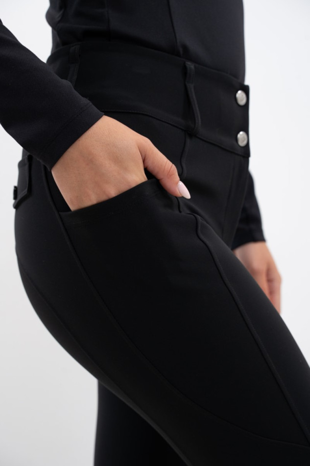 Pantalones de montar para mujer Luce - Negro (Negro)