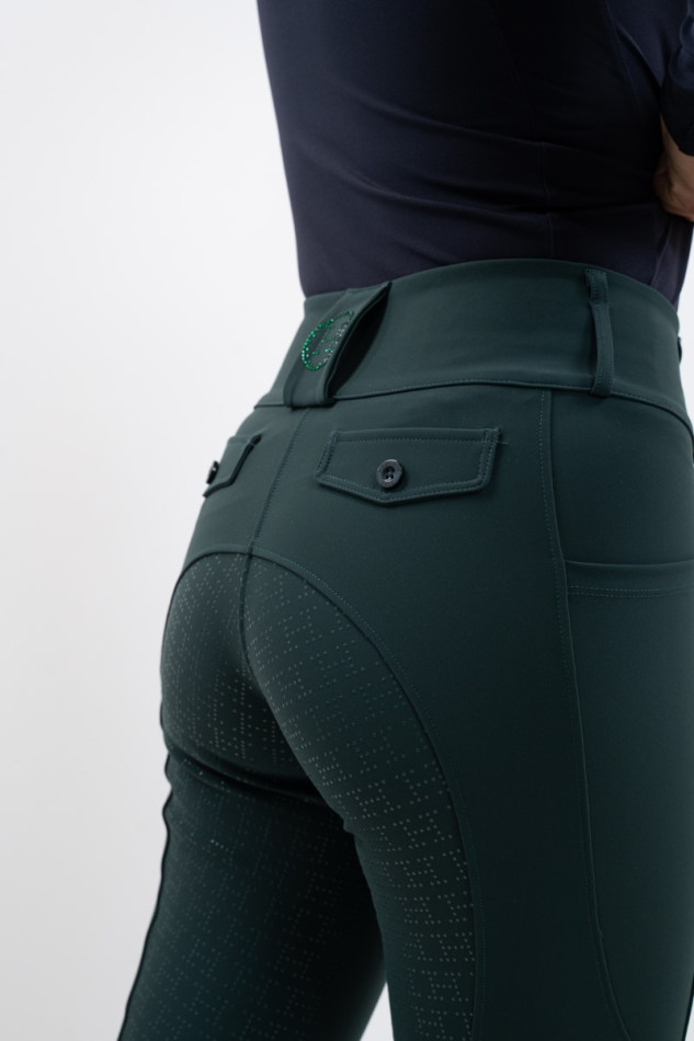 Ludivine Women's Riding Breeches - Jungle (JungleGreen)