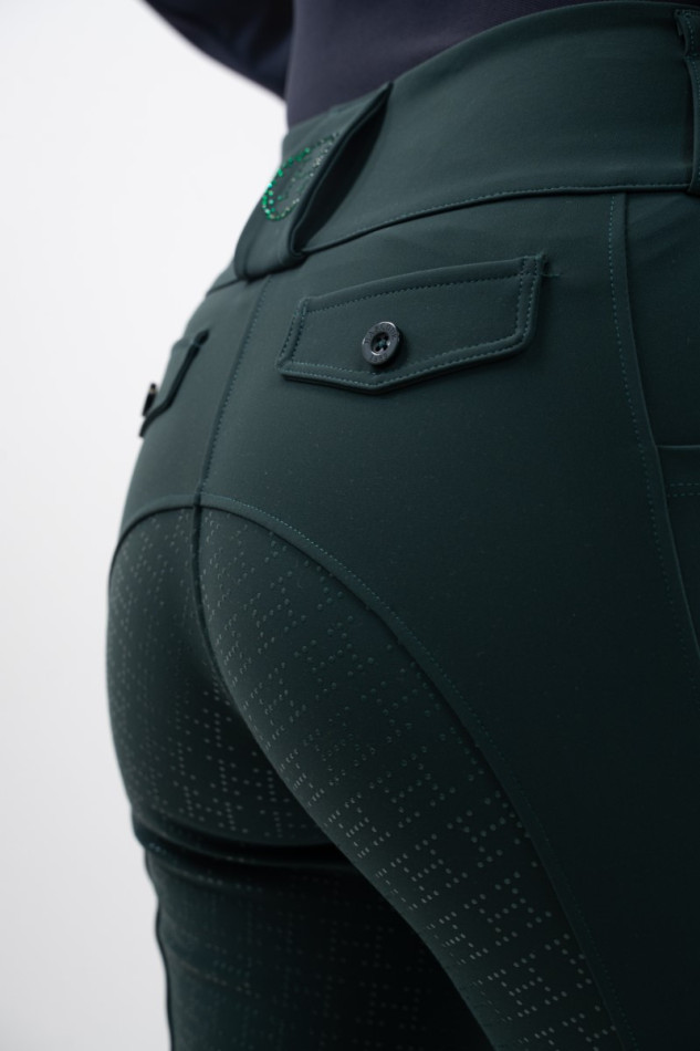 Ludivine Women's Riding Breeches - Jungle (JungleGreen)