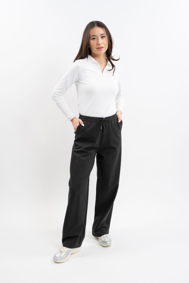Pia Pantalon Femme - Noir (Black)