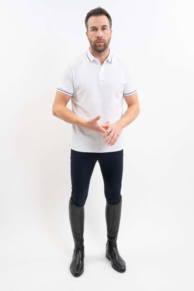 Oscar Men's SS Polo - White (White)
