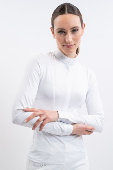 Stella Polo de Concours ML Femme - Blanc (White)