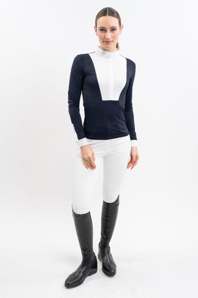 Stella Polo de Concours ML Mujer - Marine (Navy)