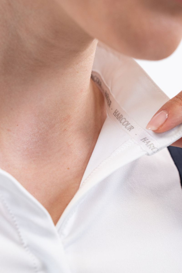 Polo de competici&oacute;n Stella ML para mujer - Azul marino