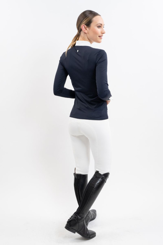 Stella Polo de Concurso ML Mujer - Marine (Navy)