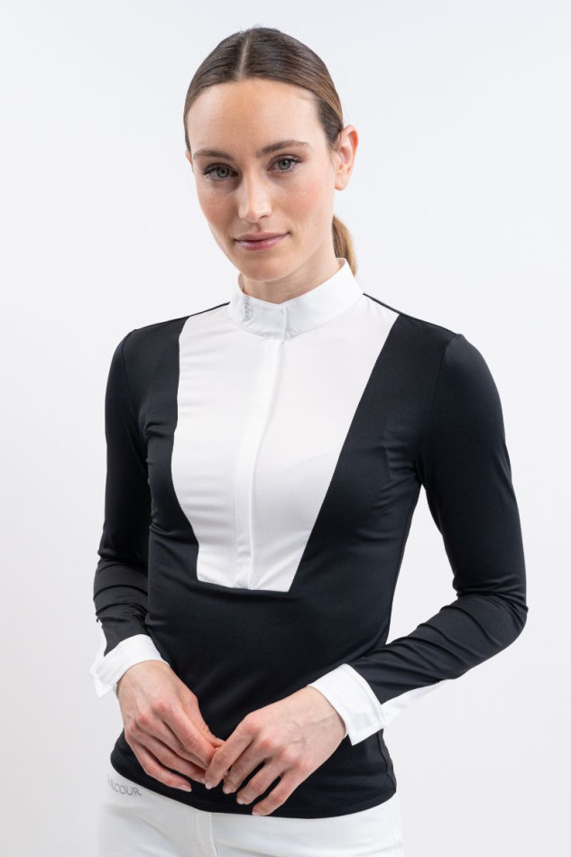 Stella Competition Polo LS Women - Black (Black)