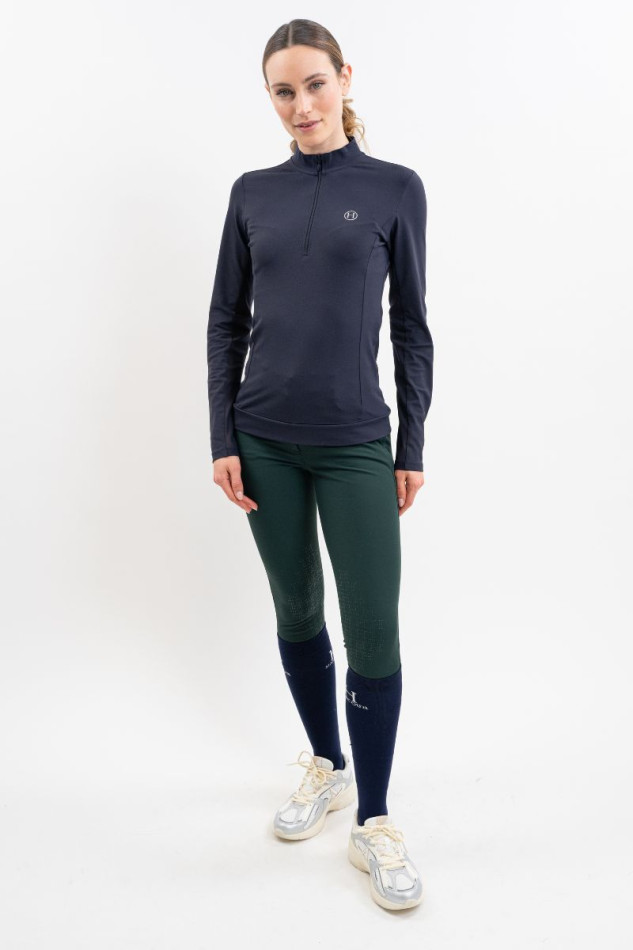 Tess Polo T&eacute;cnico Feminino - Marine (Navy)