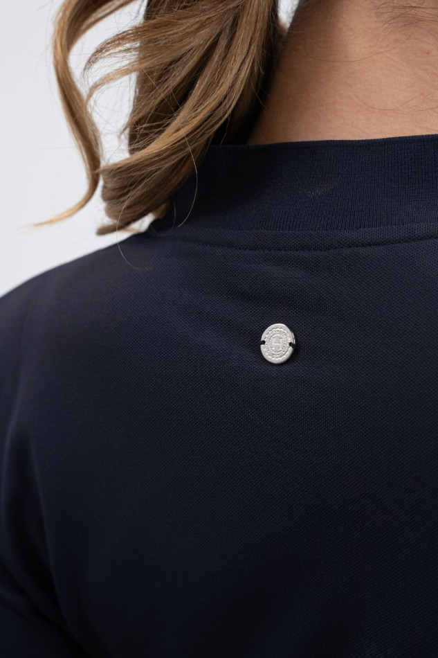 Polo t&eacute;cnico de mujer Tess - Azul marino