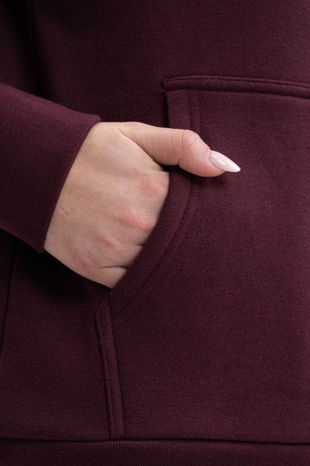 Samy Sweat Unisexe - Aubergine (Eggplant)