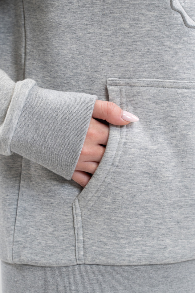 Samy Sweat Unisexe - GrisChin&eacute;(GreyMel)