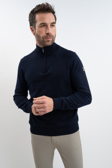 Parmo Pullover Mann - Marine (Navy)