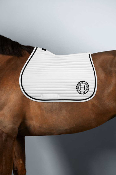 Karembar Rider Satteldecke - White Black
