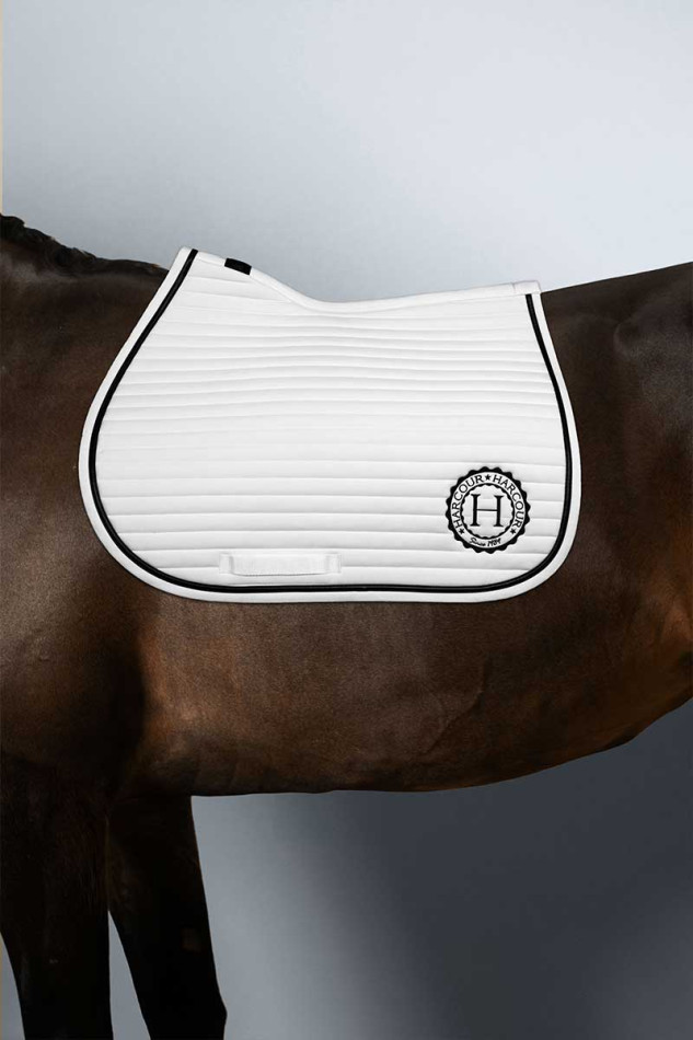 Karembar Rider Satteldecke - White Black