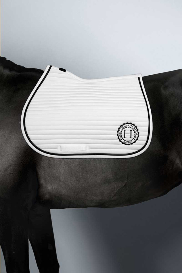 Karembar Rider Satteldecke - White Black