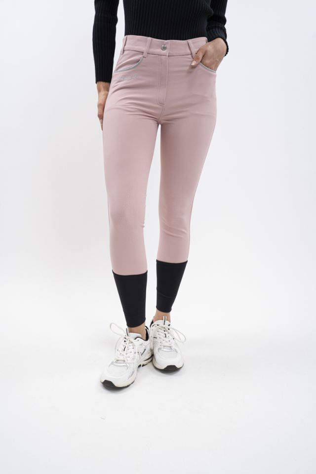 Jaltika Fix system grip riding pants - Peony (Light pink)