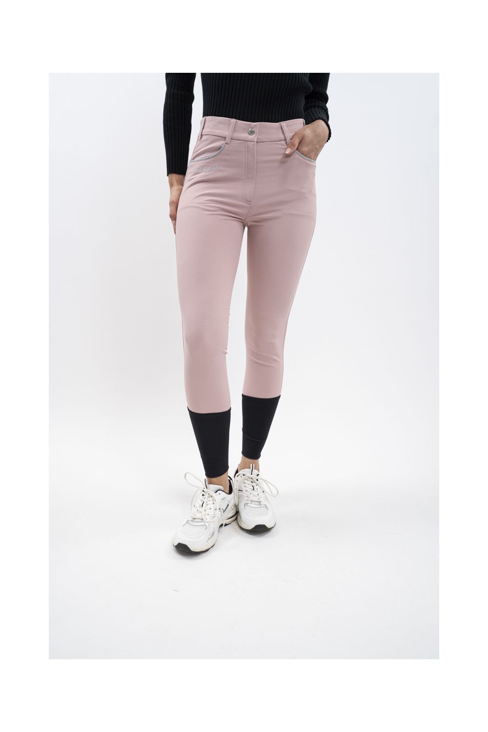 Jaltika Pantalon équitation fix system grip - Pivoine