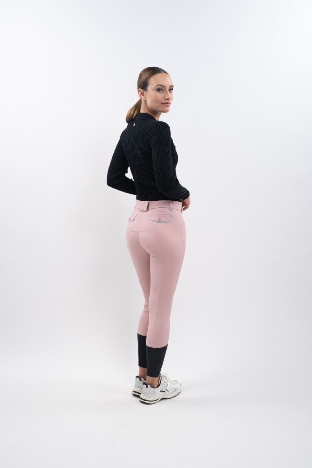 Jaltika Cal&ccedil;as de equita&ccedil;&atilde;o fix system grip - Pivoine (Light pink)