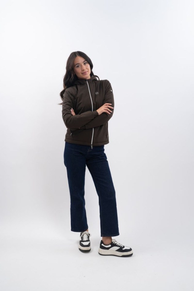 Simhat Casaco de Senhora Rider - Cacao (Dark brown)