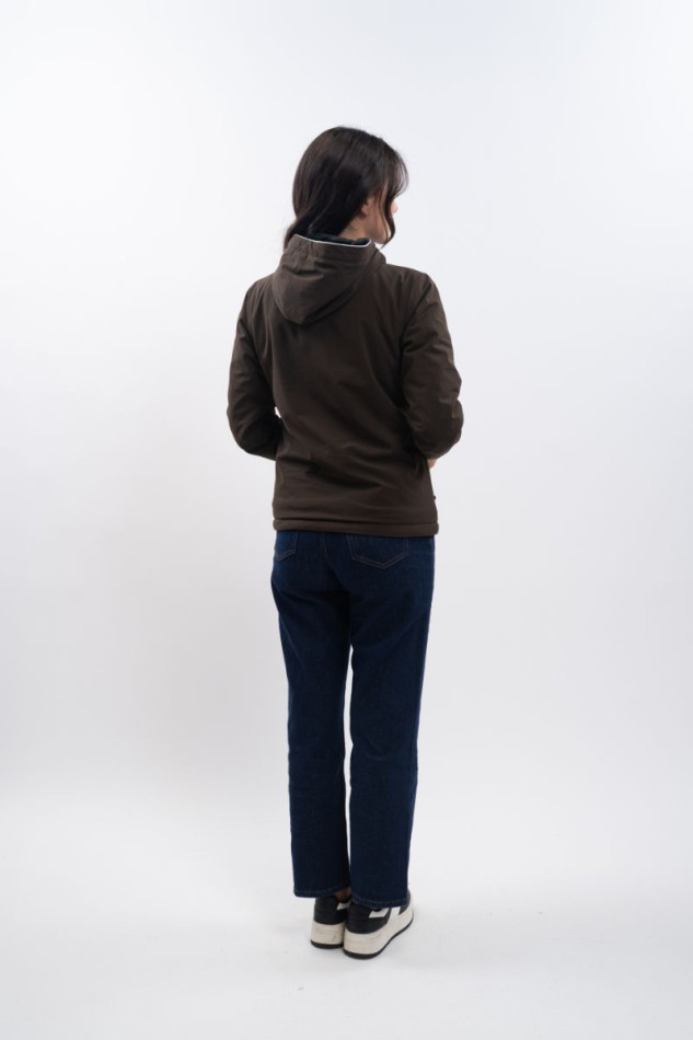 Simhat Women's Rider Jacket - Cocoa (Dark brown)