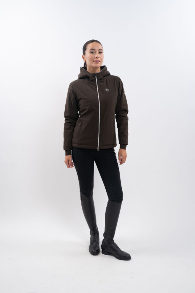 Simhat Casaco de Senhora Rider - Cacao (Dark brown)