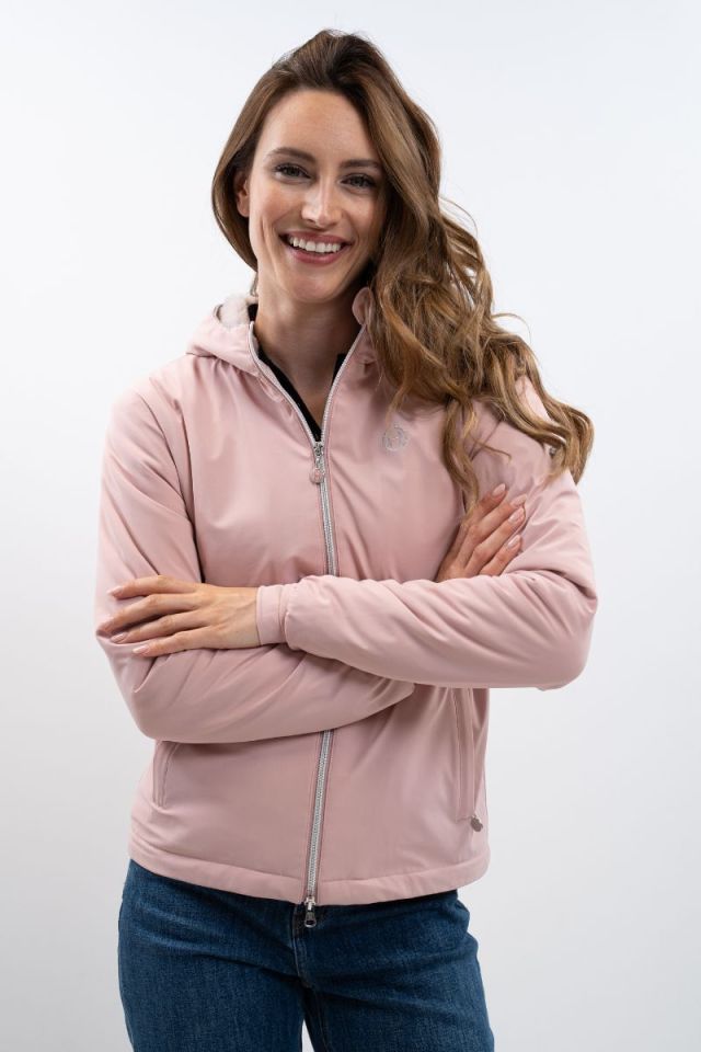 Simhat Women's Rider Jacket - Peony (Light pink)